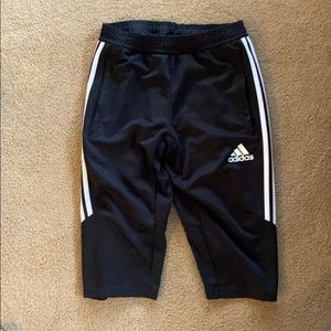 Black and White Adidas Climatecool Shorts